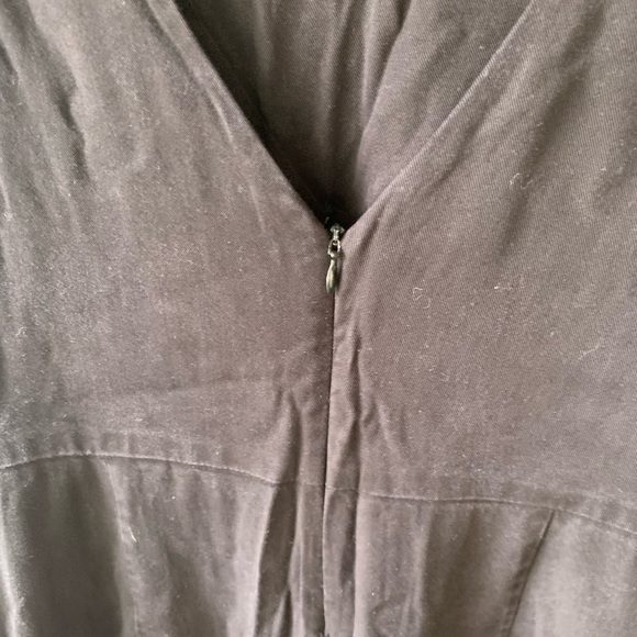 Oak+Fort Black Wide Leg Cropped Jumpsuit - Picture 4 of 11